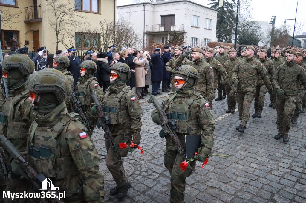 Fotorelacja: Defilada 13. Śląskiej Brygady Obrony Terytorialnej w Myszkowie