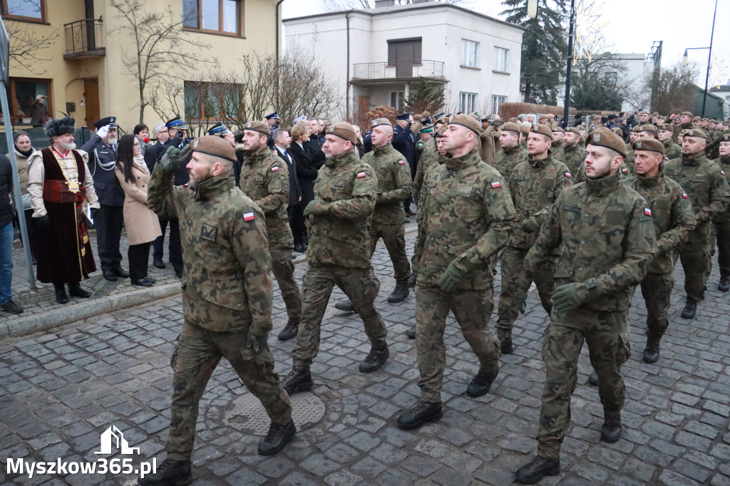 Fotorelacja: Defilada 13. Śląskiej Brygady Obrony Terytorialnej w Myszkowie