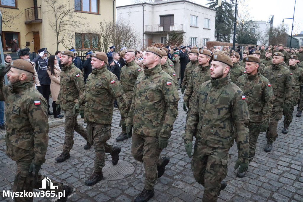 Fotorelacja: Defilada 13. Śląskiej Brygady Obrony Terytorialnej w Myszkowie