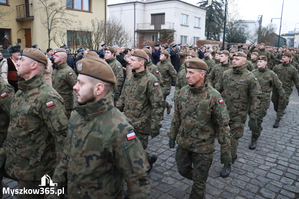 Fotorelacja: Defilada 13. Śląskiej Brygady Obrony Terytorialnej w Myszkowie
