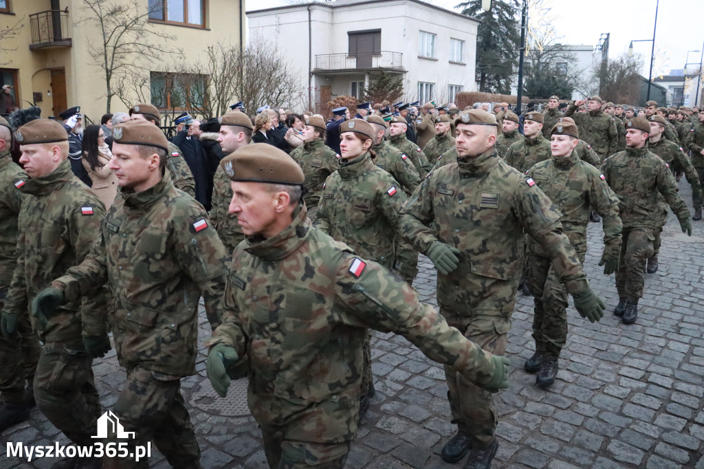 Fotorelacja: Defilada 13. Śląskiej Brygady Obrony Terytorialnej w Myszkowie