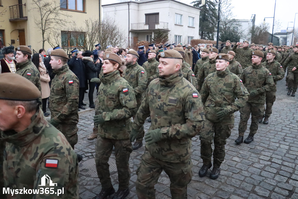 Fotorelacja: Defilada 13. Śląskiej Brygady Obrony Terytorialnej w Myszkowie