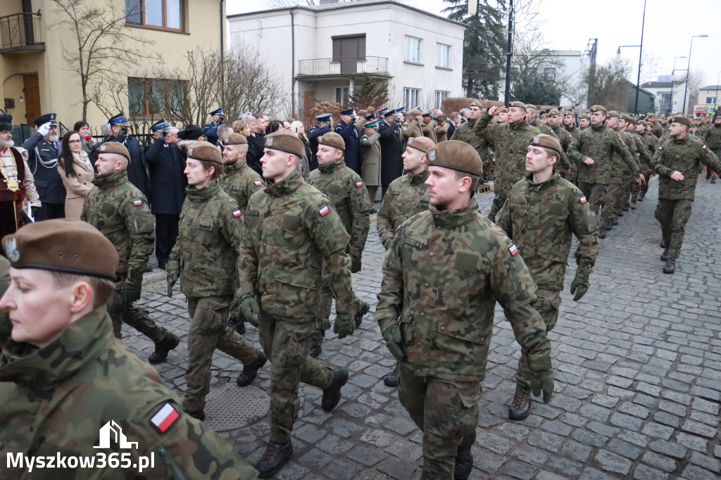 Fotorelacja: Defilada 13. Śląskiej Brygady Obrony Terytorialnej w Myszkowie