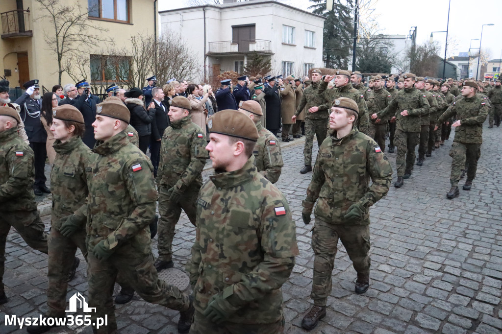 Fotorelacja: Defilada 13. Śląskiej Brygady Obrony Terytorialnej w Myszkowie
