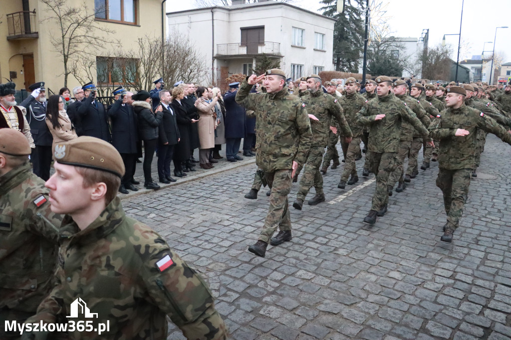 Fotorelacja: Defilada 13. Śląskiej Brygady Obrony Terytorialnej w Myszkowie
