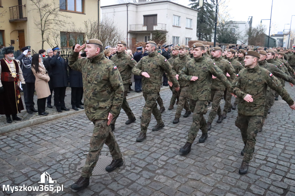 Fotorelacja: Defilada 13. Śląskiej Brygady Obrony Terytorialnej w Myszkowie