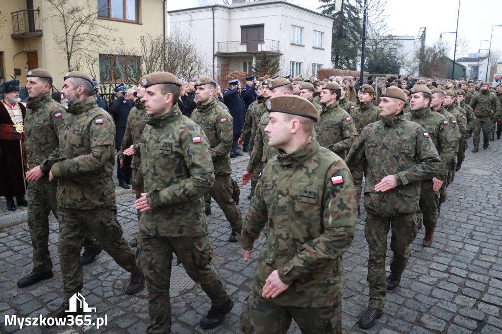 Fotorelacja: Defilada 13. Śląskiej Brygady Obrony Terytorialnej w Myszkowie