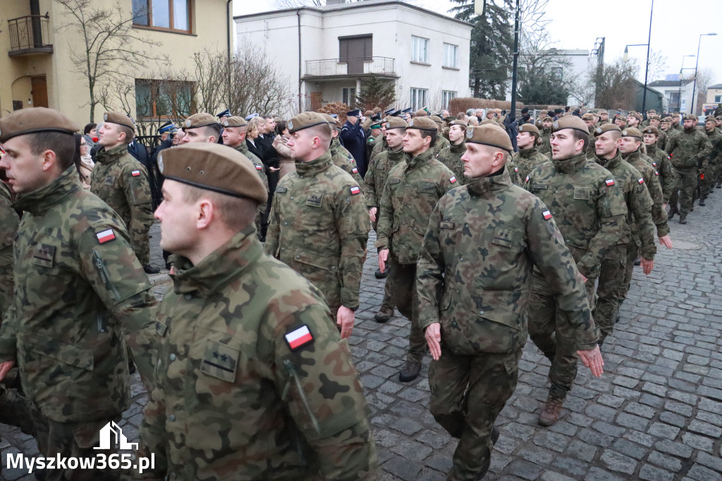 Fotorelacja: Defilada 13. Śląskiej Brygady Obrony Terytorialnej w Myszkowie