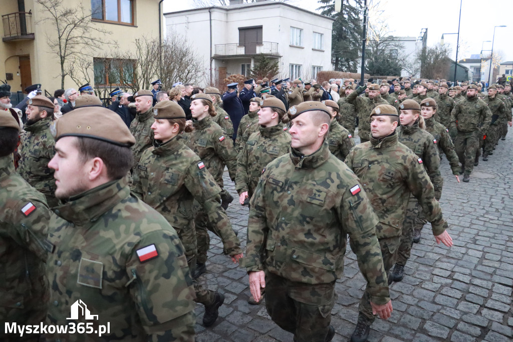 Fotorelacja: Defilada 13. Śląskiej Brygady Obrony Terytorialnej w Myszkowie