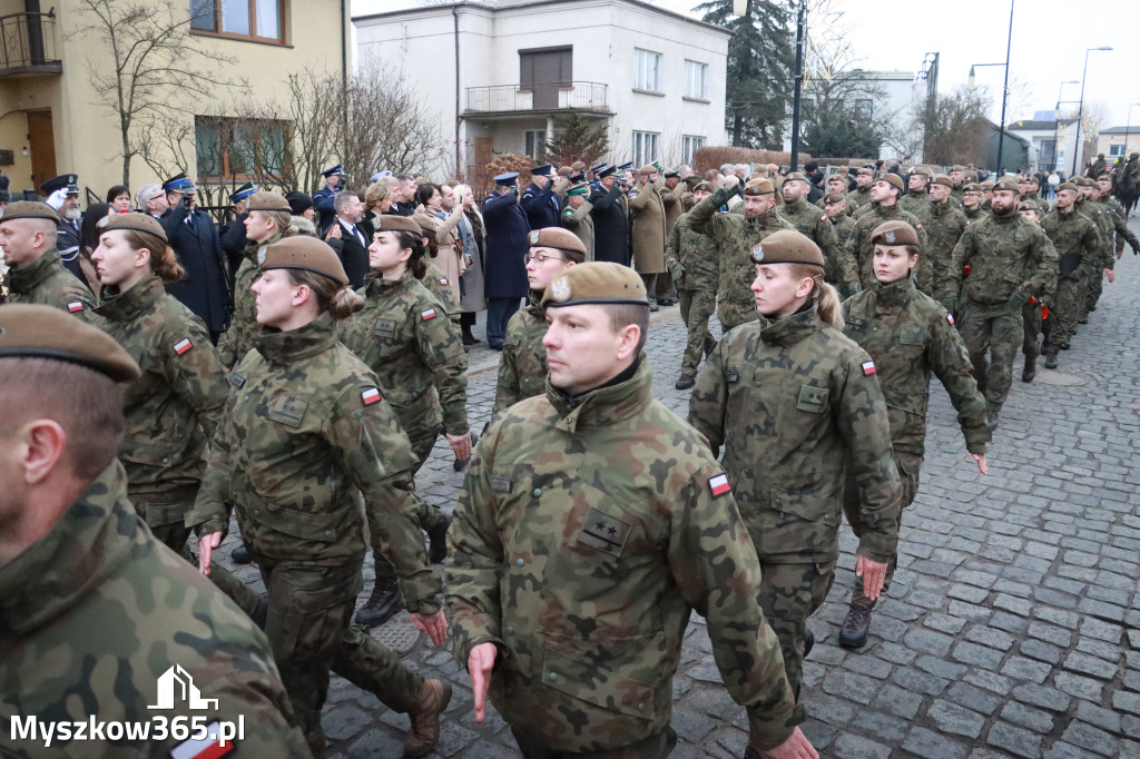 Fotorelacja: Defilada 13. Śląskiej Brygady Obrony Terytorialnej w Myszkowie