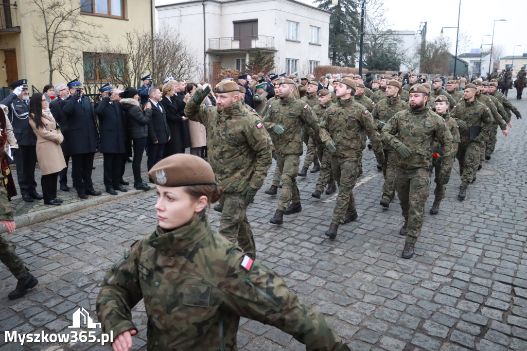 Fotorelacja: Defilada 13. Śląskiej Brygady Obrony Terytorialnej w Myszkowie