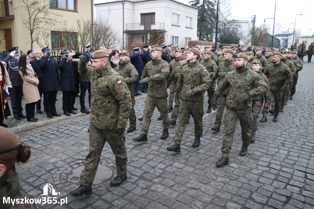 Fotorelacja: Defilada 13. Śląskiej Brygady Obrony Terytorialnej w Myszkowie