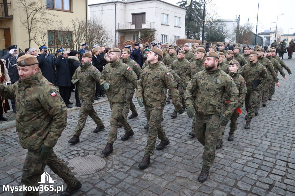 Fotorelacja: Defilada 13. Śląskiej Brygady Obrony Terytorialnej w Myszkowie