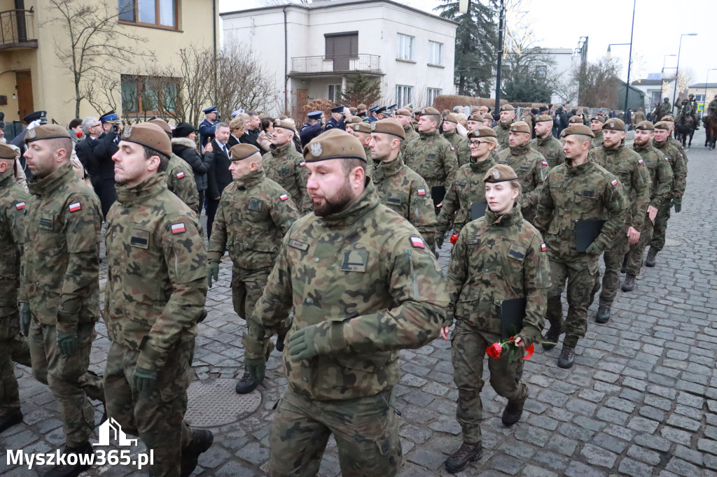 Fotorelacja: Defilada 13. Śląskiej Brygady Obrony Terytorialnej w Myszkowie