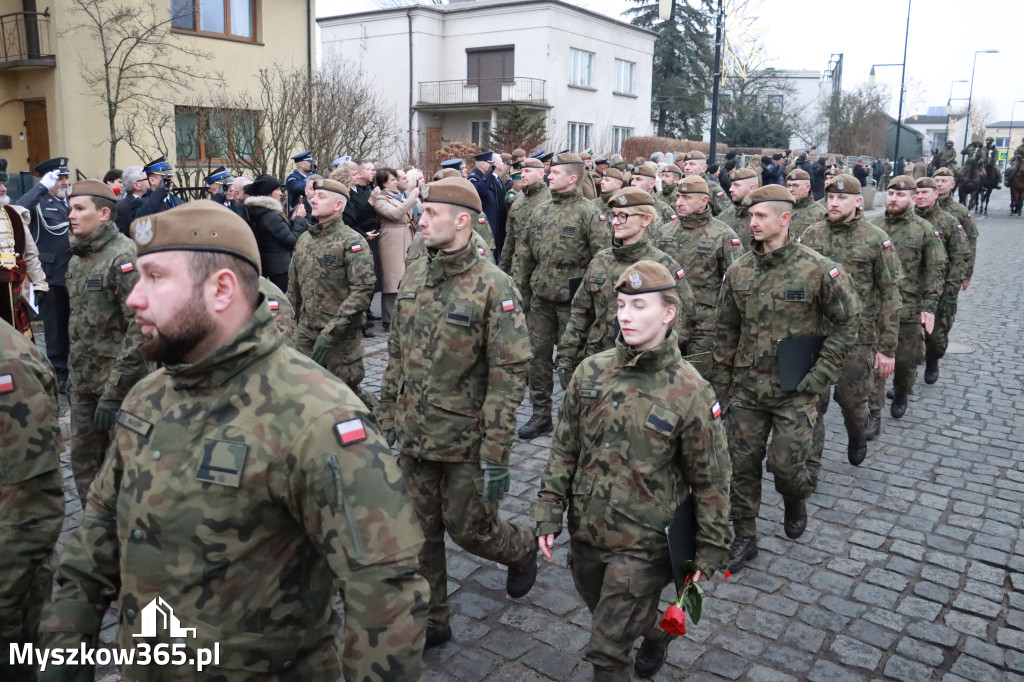 Fotorelacja: Defilada 13. Śląskiej Brygady Obrony Terytorialnej w Myszkowie