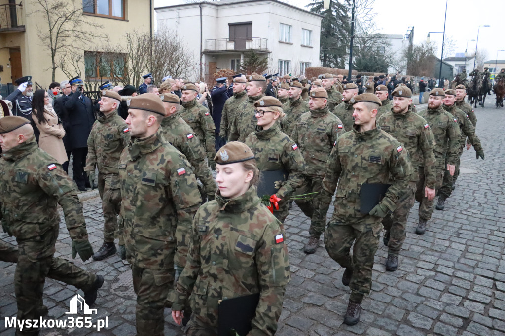 Fotorelacja: Defilada 13. Śląskiej Brygady Obrony Terytorialnej w Myszkowie