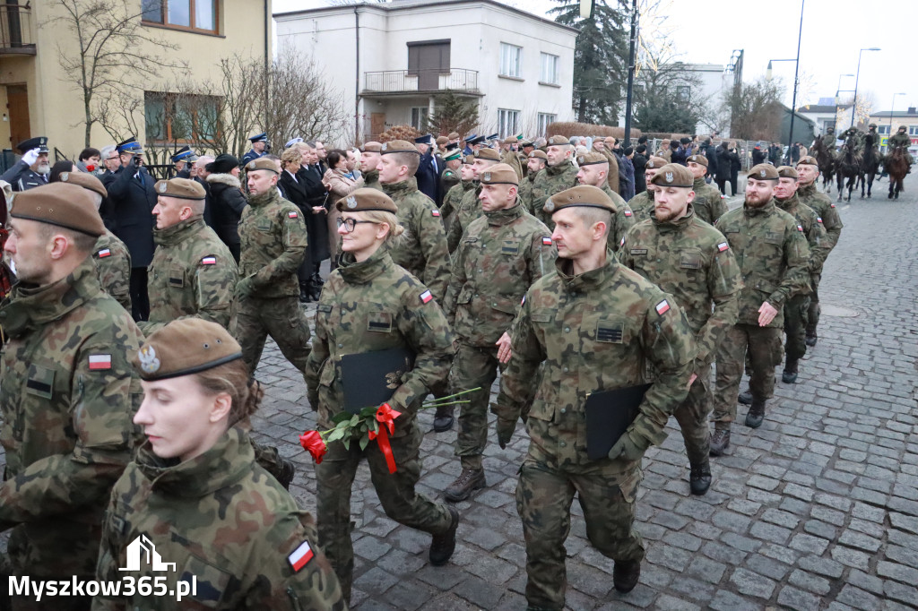 Fotorelacja: Defilada 13. Śląskiej Brygady Obrony Terytorialnej w Myszkowie