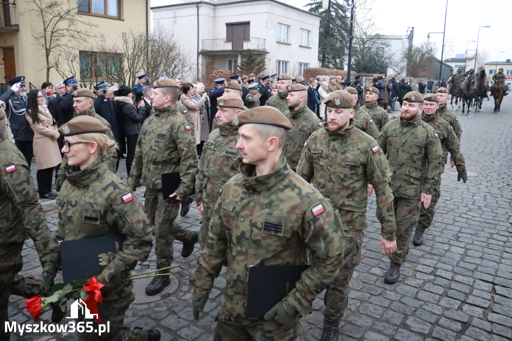 Fotorelacja: Defilada 13. Śląskiej Brygady Obrony Terytorialnej w Myszkowie