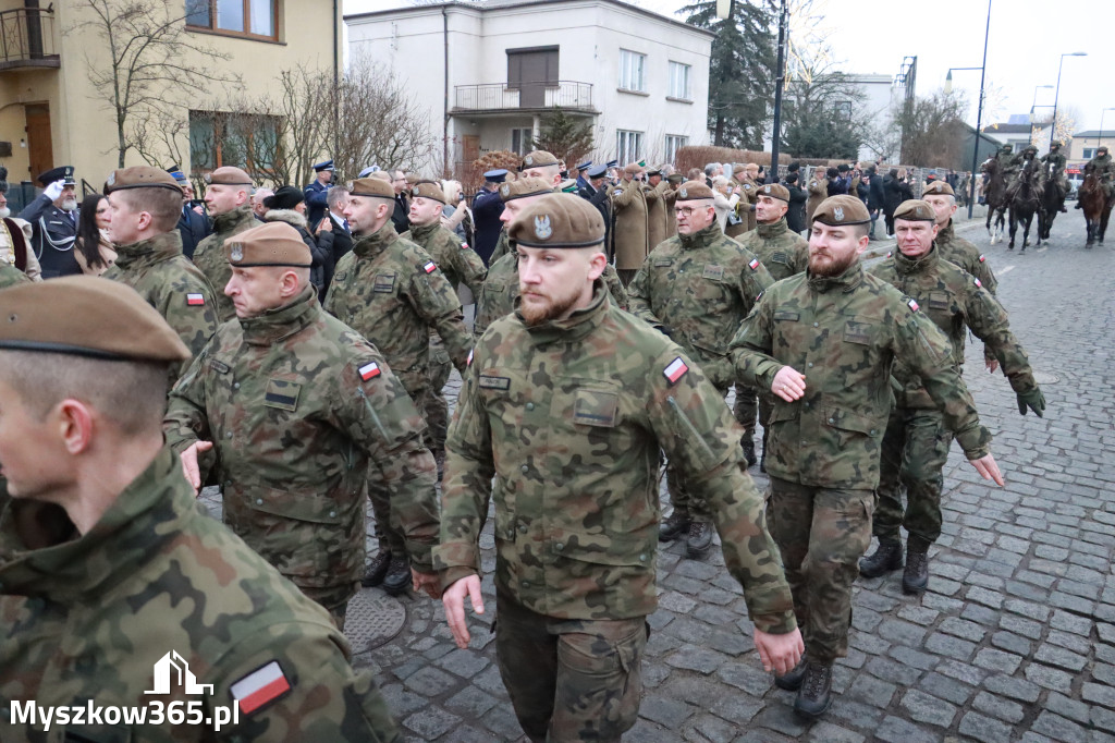 Fotorelacja: Defilada 13. Śląskiej Brygady Obrony Terytorialnej w Myszkowie