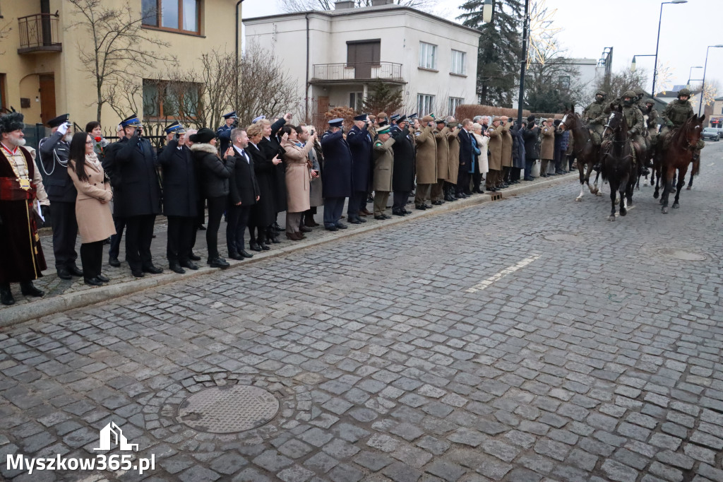 Fotorelacja: Defilada 13. Śląskiej Brygady Obrony Terytorialnej w Myszkowie