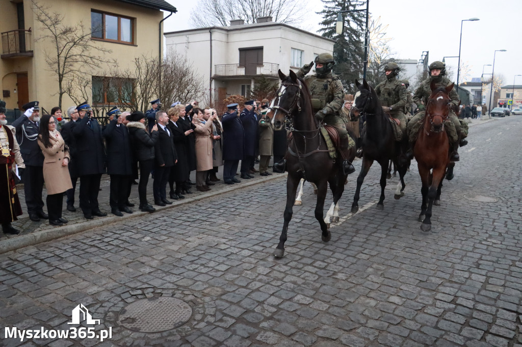 Fotorelacja: Defilada 13. Śląskiej Brygady Obrony Terytorialnej w Myszkowie