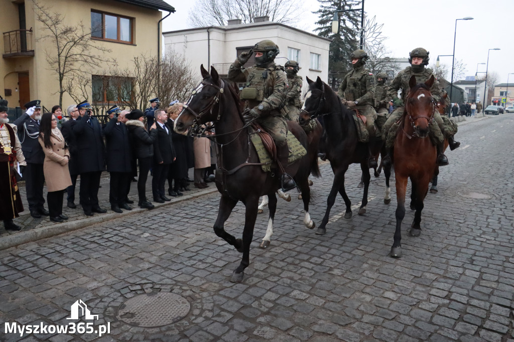 Fotorelacja: Defilada 13. Śląskiej Brygady Obrony Terytorialnej w Myszkowie