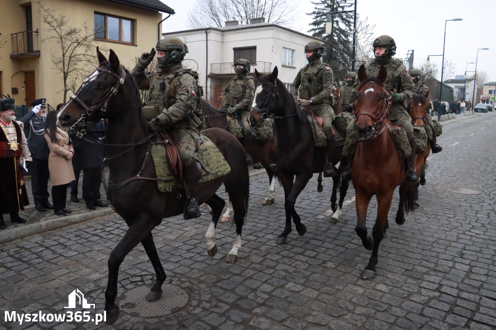 Fotorelacja: Defilada 13. Śląskiej Brygady Obrony Terytorialnej w Myszkowie