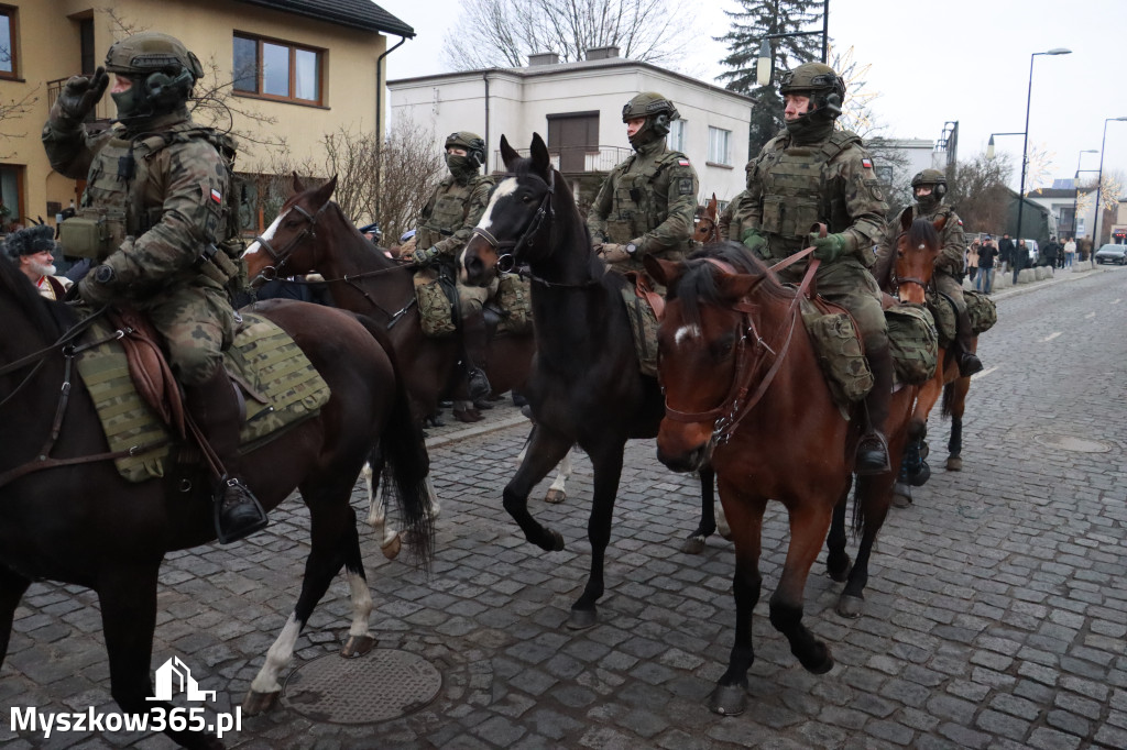 Fotorelacja: Defilada 13. Śląskiej Brygady Obrony Terytorialnej w Myszkowie