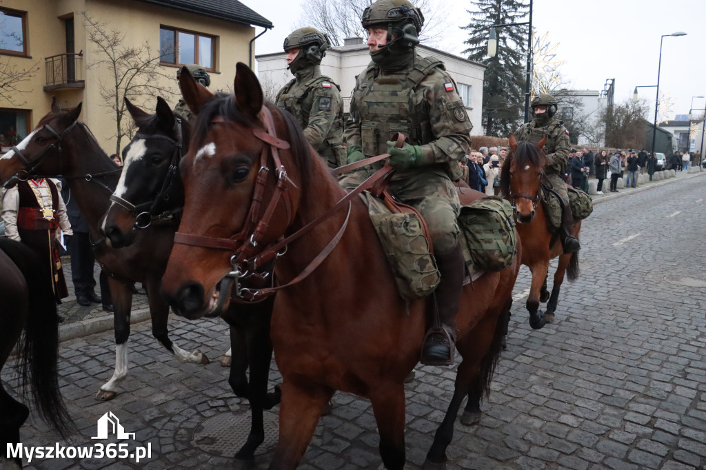 Fotorelacja: Defilada 13. Śląskiej Brygady Obrony Terytorialnej w Myszkowie