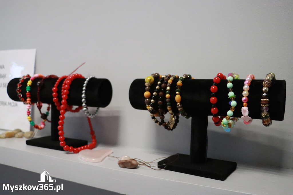 Fotorelacja: Wystawa z cyklu MOJE PASJE, HOBBY pani Lucyny Bąk członkini Klubu Seniora Koziołek