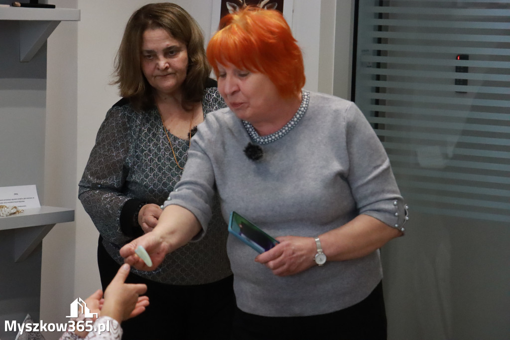 Fotorelacja: Wystawa z cyklu MOJE PASJE, HOBBY pani Lucyny Bąk członkini Klubu Seniora Koziołek