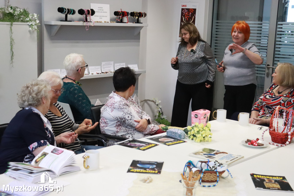 Fotorelacja: Wystawa z cyklu MOJE PASJE, HOBBY pani Lucyny Bąk członkini Klubu Seniora Koziołek