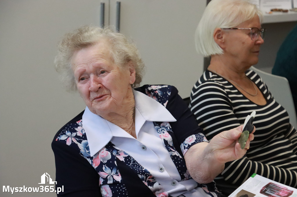 Fotorelacja: Wystawa z cyklu MOJE PASJE, HOBBY pani Lucyny Bąk członkini Klubu Seniora Koziołek