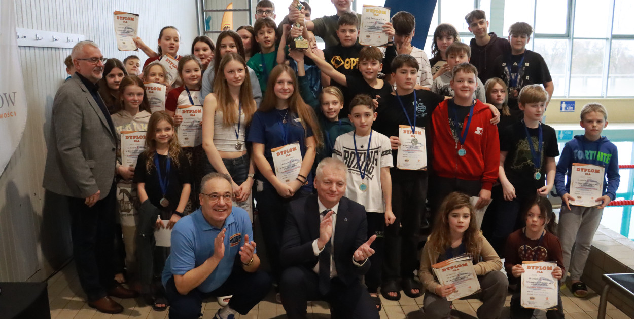 Fotorelacja II: Zawody pływackie w MOSiR Myszków