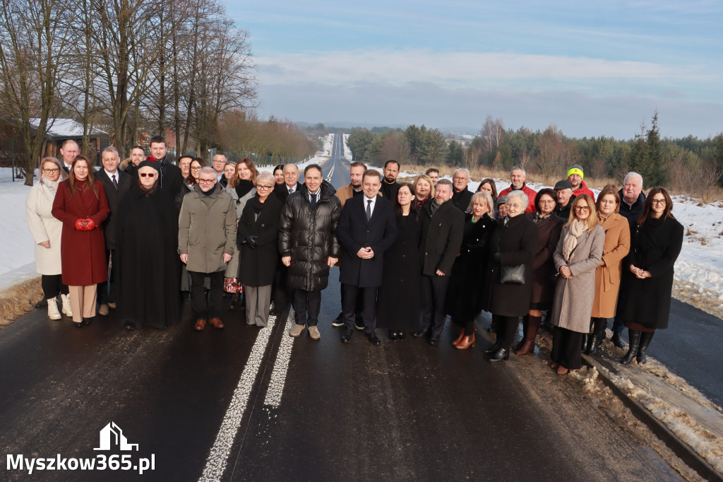 Fotorelacja: Uroczystość otwarcia drogi Choroń - Biskupice