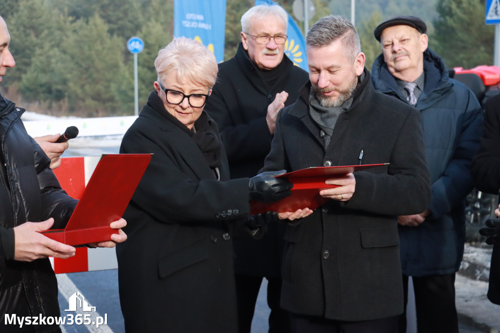 Fotorelacja: Uroczystość otwarcia drogi Choroń - Biskupice