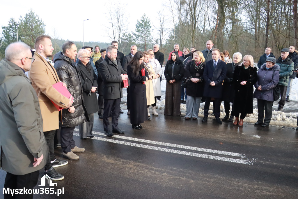 Fotorelacja: Uroczystość otwarcia drogi Choroń - Biskupice