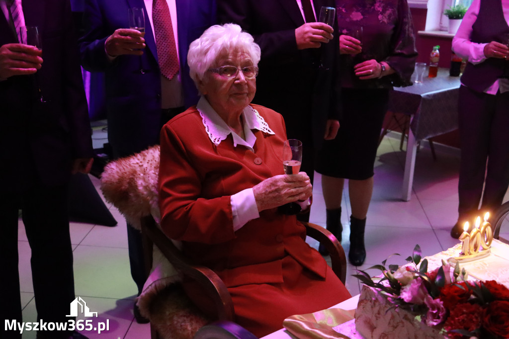 Fotorelacja: 100 lat mieszkanki Myszkowa Pani Zenobii Filipczyk