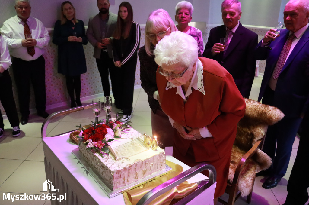 Fotorelacja: 100 lat mieszkanki Myszkowa Pani Zenobii Filipczyk