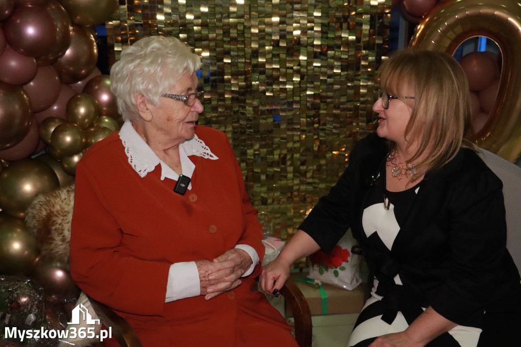 Fotorelacja: 100 lat mieszkanki Myszkowa Pani Zenobii Filipczyk