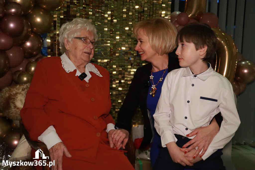 Fotorelacja: 100 lat mieszkanki Myszkowa Pani Zenobii Filipczyk