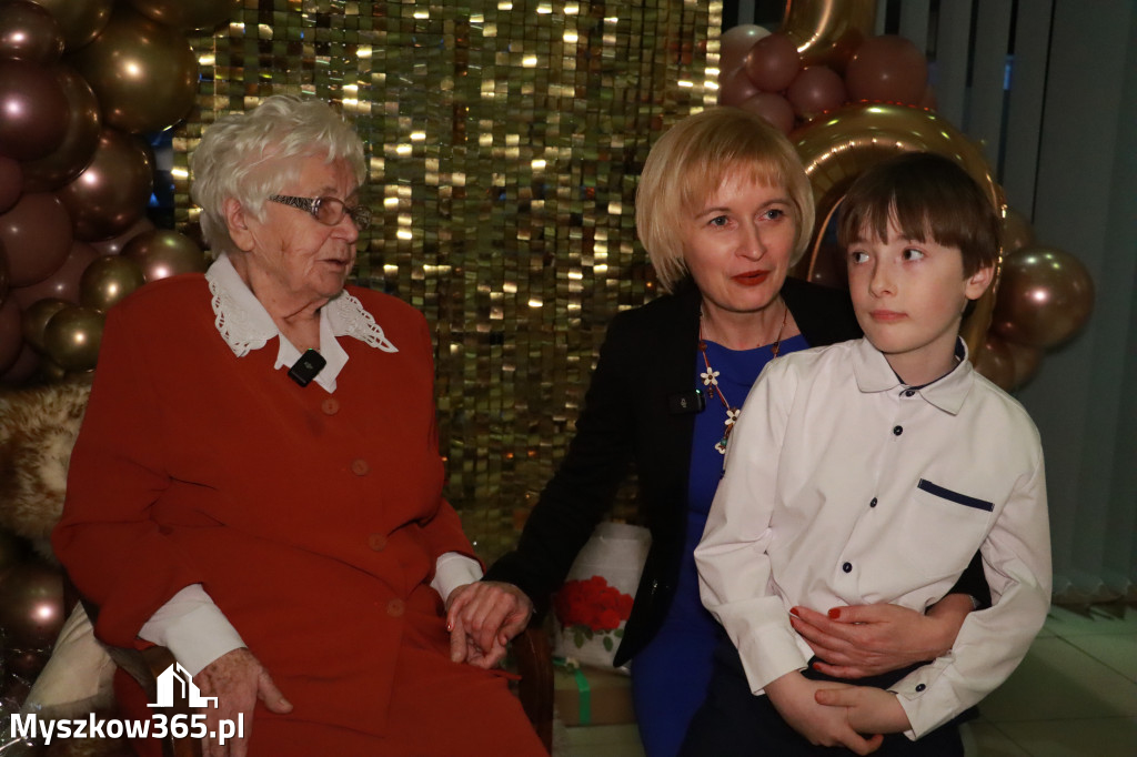 Fotorelacja: 100 lat mieszkanki Myszkowa Pani Zenobii Filipczyk