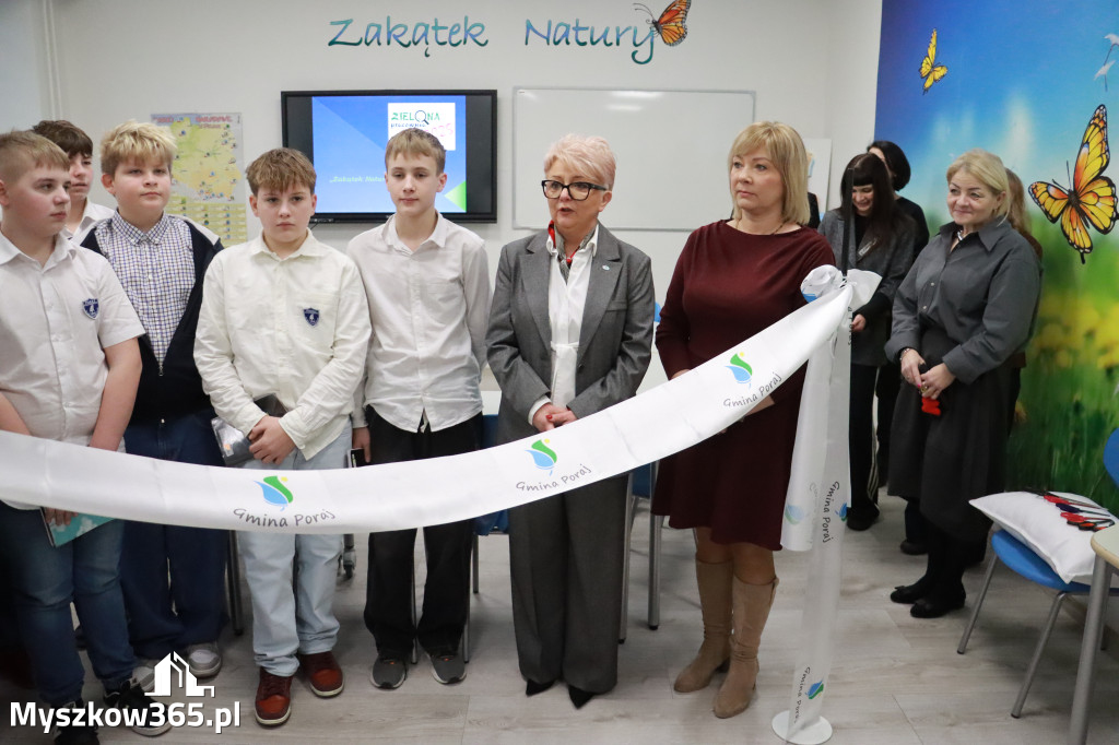 Fotorelacja: ZAKĄTEK NATURY w Szkole Podstawowej w Poraju