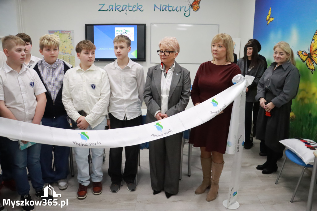 Fotorelacja: ZAKĄTEK NATURY w Szkole Podstawowej w Poraju