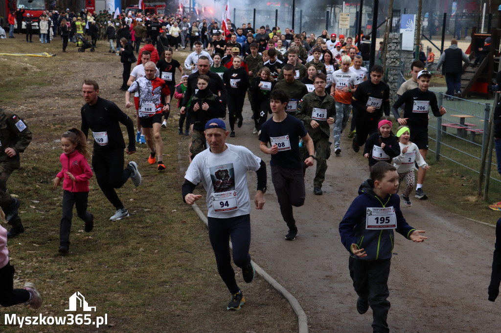 Fotorelacja: Tropem Wilczym w Myszkowie - Bieg pamięci Żołnierzy Wyklętych