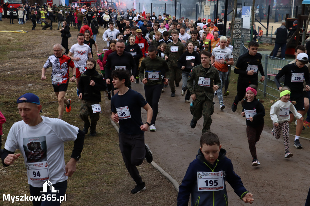 Fotorelacja: Tropem Wilczym w Myszkowie - Bieg pamięci Żołnierzy Wyklętych