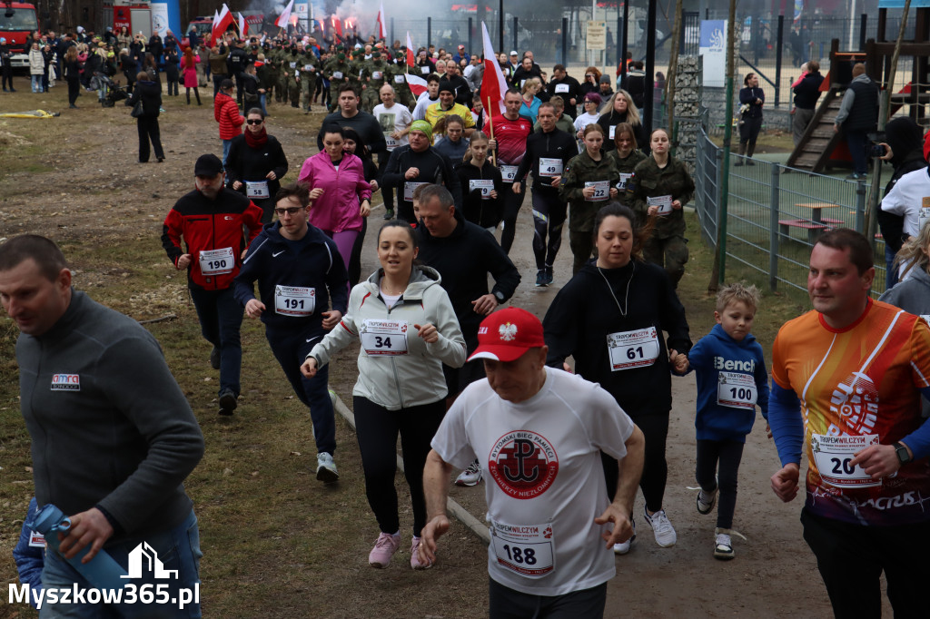 Fotorelacja: Tropem Wilczym w Myszkowie - Bieg pamięci Żołnierzy Wyklętych