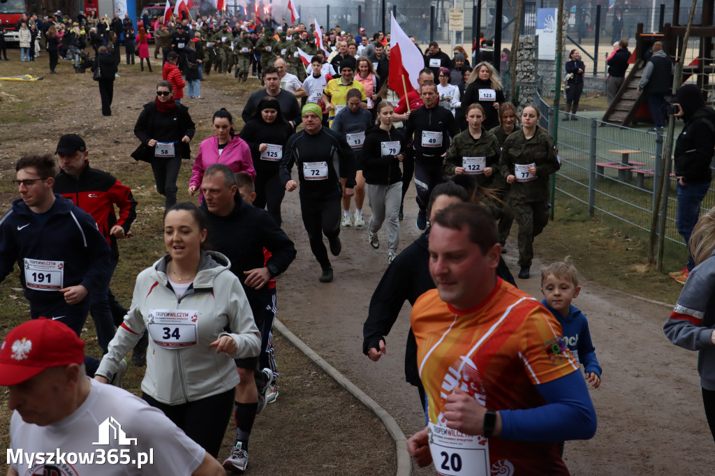 Fotorelacja: Tropem Wilczym w Myszkowie - Bieg pamięci Żołnierzy Wyklętych