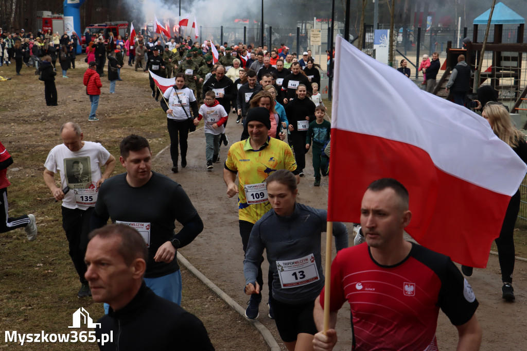 Fotorelacja: Tropem Wilczym w Myszkowie - Bieg pamięci Żołnierzy Wyklętych