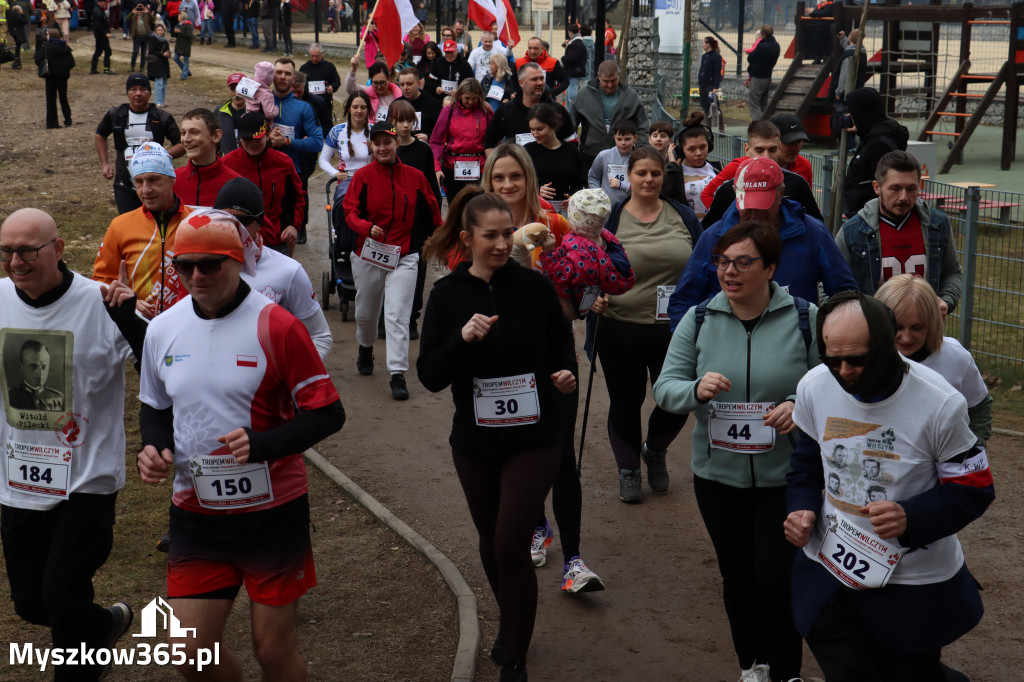 Fotorelacja: Tropem Wilczym w Myszkowie - Bieg pamięci Żołnierzy Wyklętych
